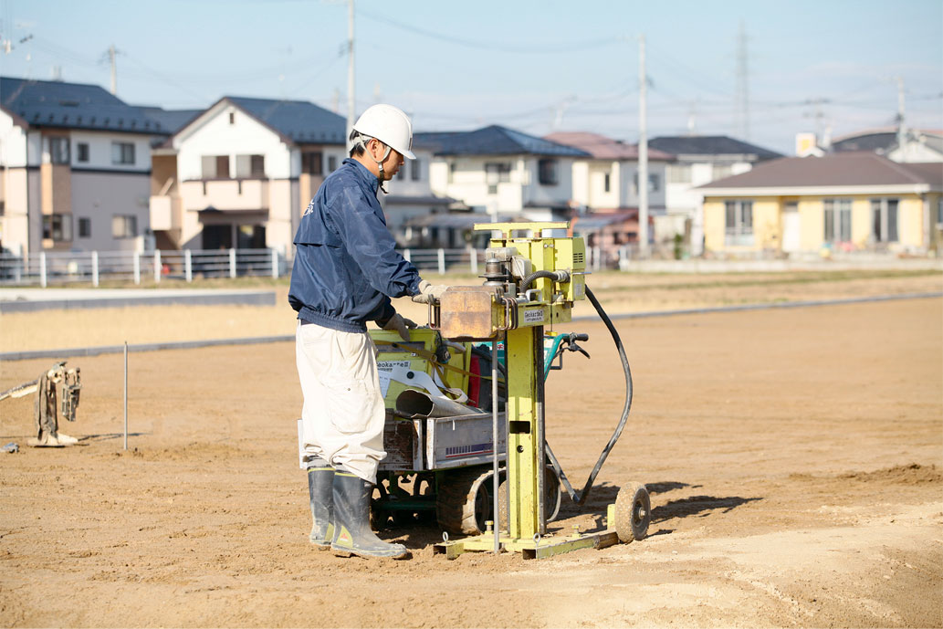 基礎設計の地盤データ収集